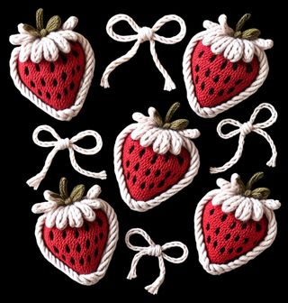 Obrázek 1 produktu Pánská mikina Háčkované Jahody