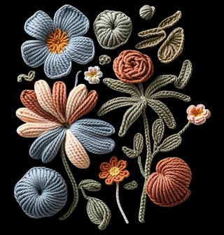 Obrázek 2 produktu Dámské tričko Háčkované Jarní Květiny