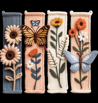 Obrázek 2 produktu Dětské tričko Háčkovaný Herbář Květin a Motýlů