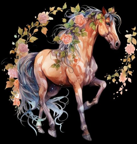 Obrázek produktu Dětské tričko Hnědák v Květinách