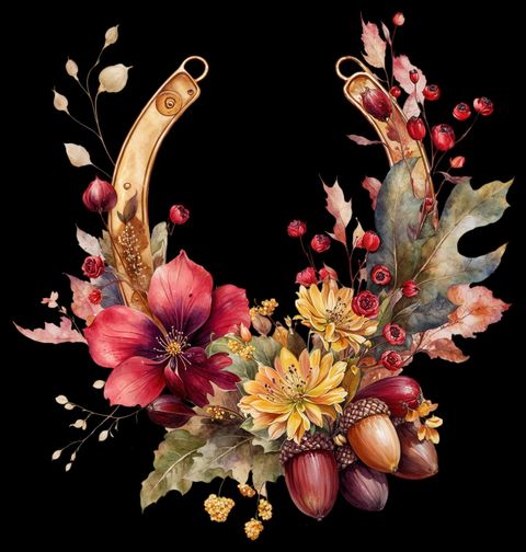 Obrázek produktu Dětské tričko Podzimní Podkova Štěstí