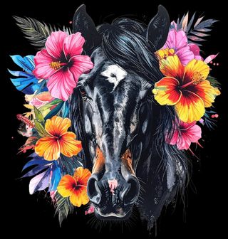 Obrázek 1 produktu Pánská mikina Tropický Černý Kůň