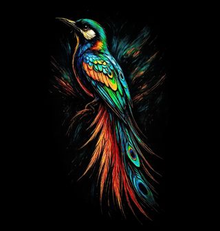 Obrázek 2 produktu Dámské tričko Exotický Páv