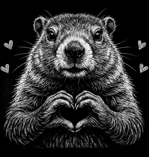 Obrázek produktu Pánská mikina Kapybaří Láska