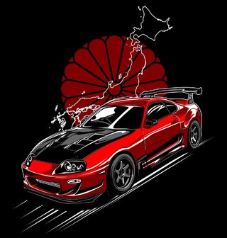 Obrázek 2 produktu Dětské tričko Japonské Sportovní Auto