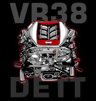 Obrázek 2 produktu Dětské tričko Nissan VR38 DETT Engine