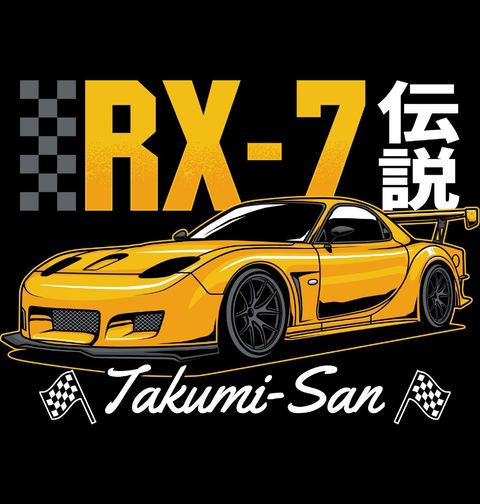 Obrázek produktu Dětské tričko Mazda RX-7 FD Takumi-San