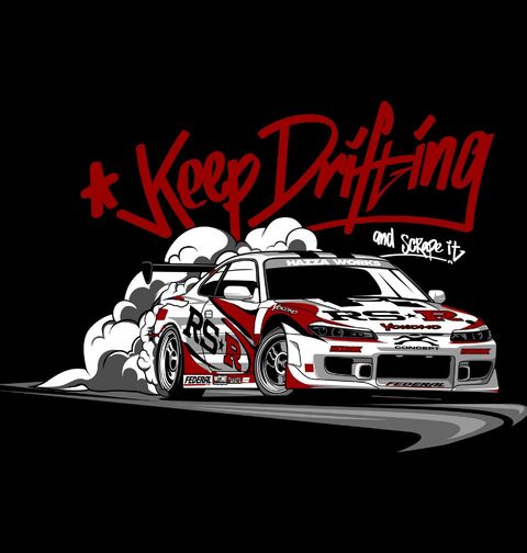 Obrázek produktu Dětské tričko Nissan Silvia Keep Drifting