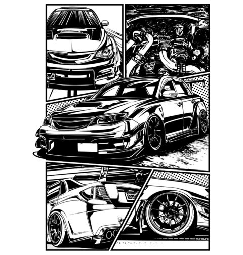 Obrázek produktu Dámské tričko Subaru Impreza