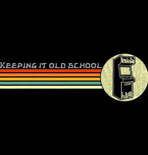 Obrázek produktu Pánské tričko Retro Arkádový Automat Keeping it old school