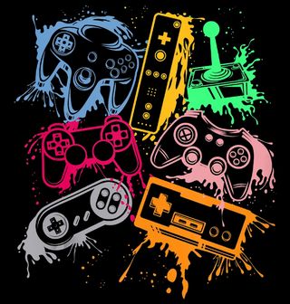 Obrázek 2 produktu Pánská mikina Barevné Herní Ovladače