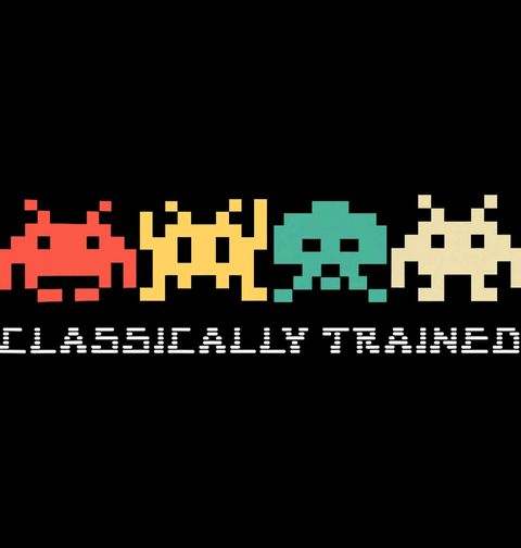 Obrázek produktu Dámské tričko Space Invaders Classically Trained 8bit
