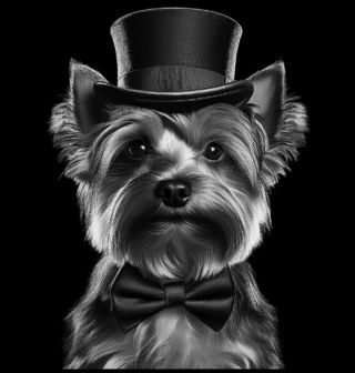 Obrázek 2 produktu Pánské tričko Gentleman Jorkšírský teriér