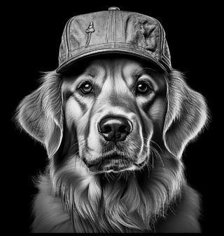 Obrázek 2 produktu Dětské tričko Zlatý retrívr s Kšiltovkou