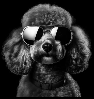 Obrázek 2 produktu Dětské tričko Pudl s Brýlemi