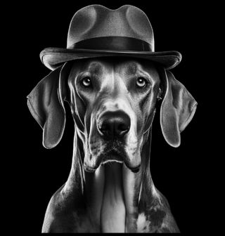 Obrázek 2 produktu Dětské tričko Německá doga s Kloboukem