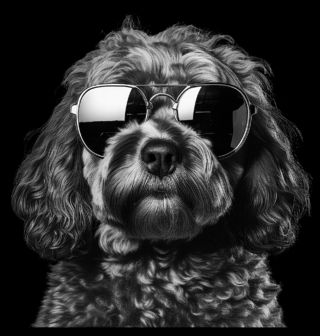 Obrázek 2 produktu Pánské tričko Cockapoo s Brýlemi