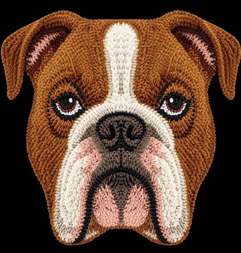 Obrázek produktu Dětské tričko Háčkovaný Anglický buldok