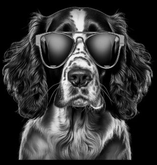 Obrázek 2 produktu Pánské tričko Anglický špringeršpaněl s Brýlemi