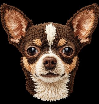 Obrázek 2 produktu Pánské tričko Háčkovaná Čivava