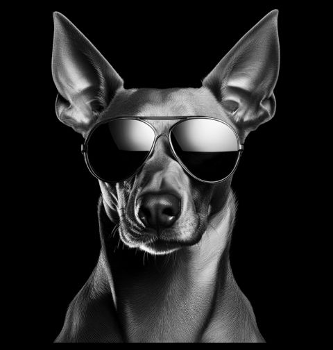 Obrázek produktu Pánské tričko Faraonský pes s Brýlemi