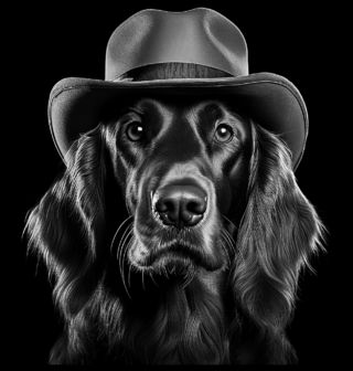 Obrázek 2 produktu Pánské tričko Irský setr s Kloboukem