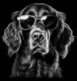 Obrázek 2 produktu Pánská mikina Irský setr s Brýlemi