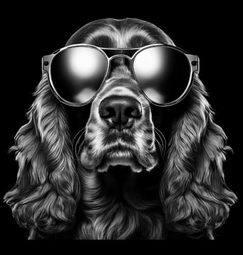 Obrázek produktu Pánské tričko Irský setr ve Slunečních Brýlích