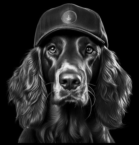 Obrázek produktu Pánské tričko Anglický kokršpaněl s Kšiltovkou