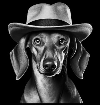 Obrázek 2 produktu Pánská mikina Jezevčík s Kloboukem