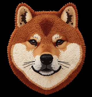 Obrázek 2 produktu Dětské tričko Háčkovaná Shiba-Inu