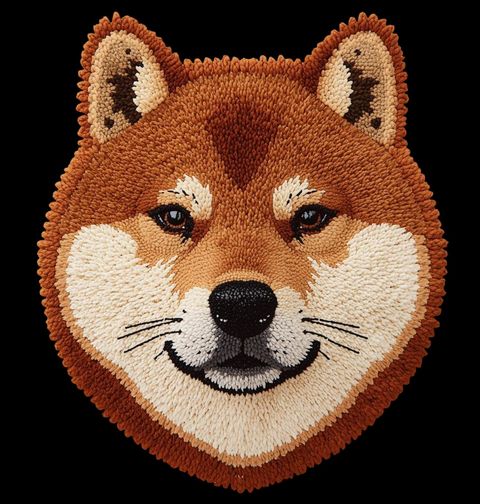 Obrázek produktu Dětské tričko Háčkovaná Shiba-Inu