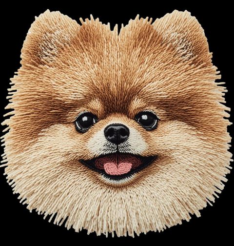 Obrázek produktu Pánská mikina Háčkovaný Pomeranian