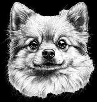 Obrázek 2 produktu Pánská mikina Pomeranian Skica