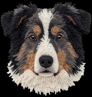 Obrázek 2 produktu Dámské tričko Háčkovaná Border kolie