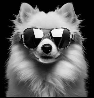 Obrázek 2 produktu Dámské tričko Finský špic s Brýlemi