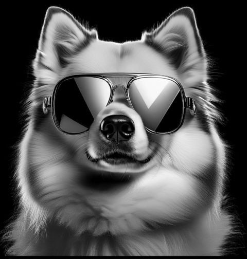 Obrázek produktu Dětské tričko Americký eskymácký pes s Brýlemi