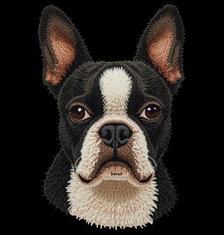 Obrázek 2 produktu Pánská mikina Háčkovaný Bostonský teriér