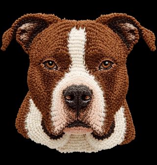 Obrázek 2 produktu Pánské tričko Háčkovaný Americký stafordšírský teriér