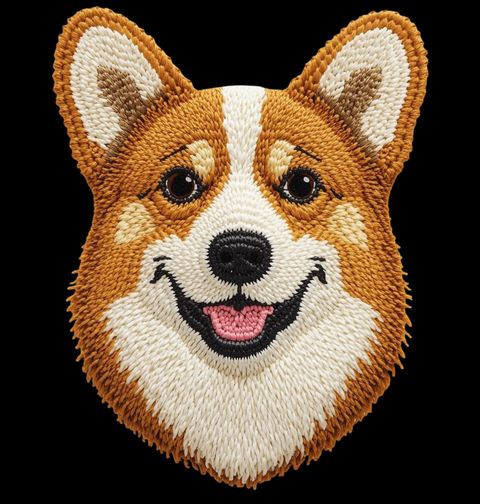 Obrázek produktu Pánská mikina Háčkovaný Corgi Pembroke