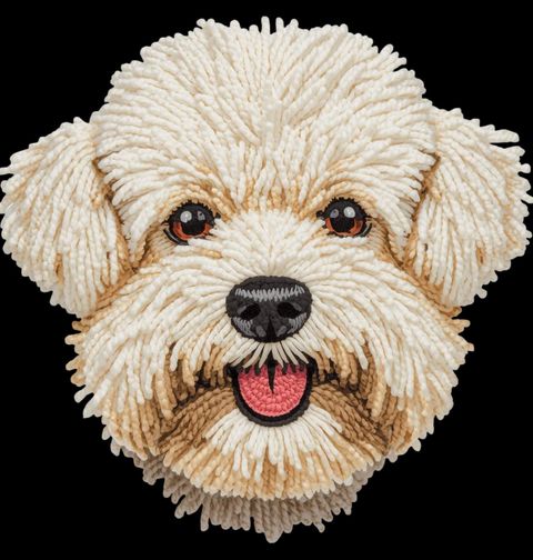 Obrázek produktu Dětské tričko Háčkovaný Maltipoo