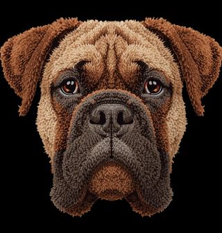 Obrázek 2 produktu Pánské tričko Háčkovaný Bullmastif