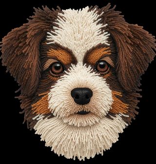 Obrázek 2 produktu Dámské tričko Háčkovaný Miniaturní australský ovčák