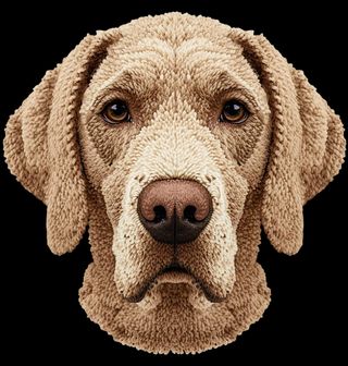 Obrázek 2 produktu Pánská mikina Háčkovaný Výmarský ohař