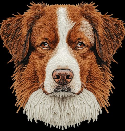 Obrázek produktu Pánská mikina Háčkovaný Kanadský retrívr