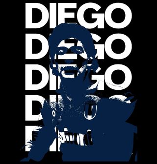 Obrázek 2 produktu Dětské tričko Retro Fotbalová Legenda Diego Maradona