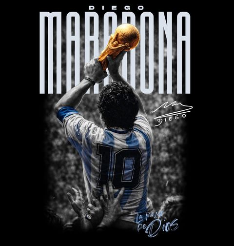 Obrázek produktu Pánské tričko Vítěz Diego Maradona La Mano de Dios