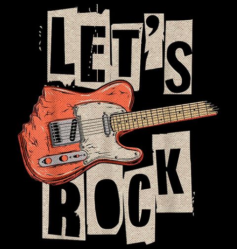 Obrázek produktu Pánské tričko Pojďme to rozjet Let’s Rock