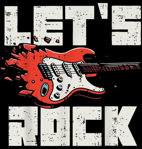 Obrázek produktu Dětské tričko Elektrická Kytara Let’s Rock