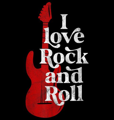 Obrázek produktu Pánské tričko Miluju Rock and Roll I Love Rock and Roll